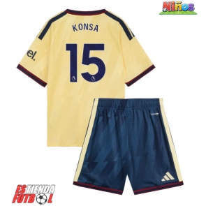 Arsenal Ezri Konsa #15 Tercera Equipación Niños 2026-27 Manga Corta (+ Pantalones cortos)